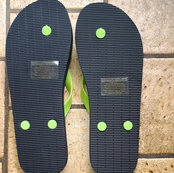 Henna Mala design chartreuse & black sz7/8 sandles - Picture 4 of 6